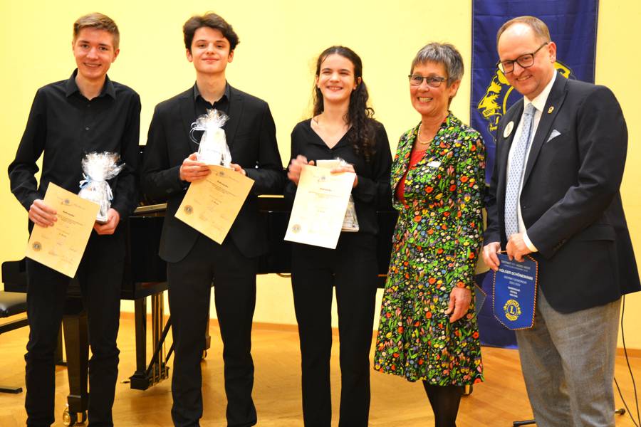 Preisverleihung Lions Musikpreis